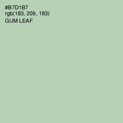#B7D1B7 - Gum Leaf Color Image