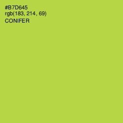#B7D645 - Conifer Color Image