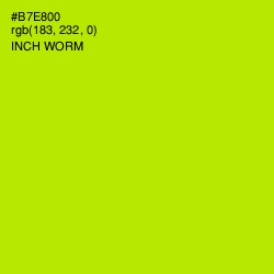 #B7E800 - Inch Worm Color Image