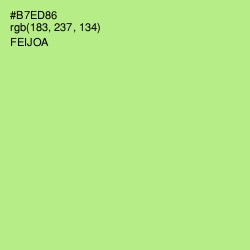 #B7ED86 - Feijoa Color Image