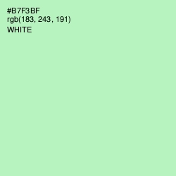 #B7F3BF - Madang Color Image