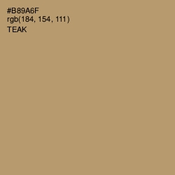 #B89A6F - Teak Color Image