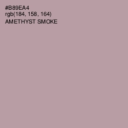 #B89EA4 - Amethyst Smoke Color Image
