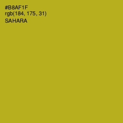 #B8AF1F - Sahara Color Image