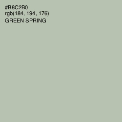 #B8C2B0 - Green Spring Color Image