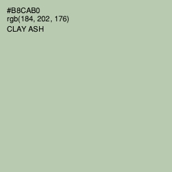 #B8CAB0 - Clay Ash Color Image