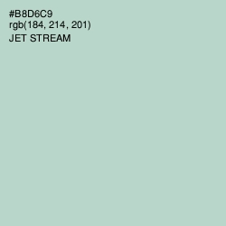 #B8D6C9 - Jet Stream Color Image