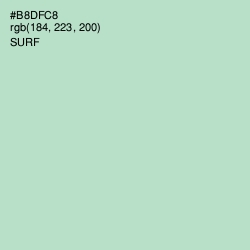 #B8DFC8 - Surf Color Image