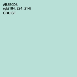 #B8E0D6 - Cruise Color Image