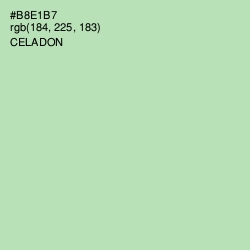#B8E1B7 - Celadon Color Image