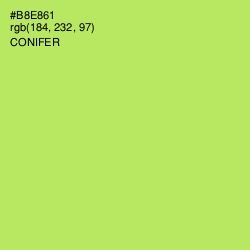 #B8E861 - Conifer Color Image