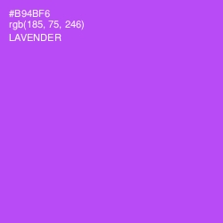 #B94BF6 - Lavender Color Image