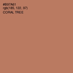 #B97A61 - Coral Tree Color Image