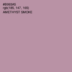 #B993A5 - Amethyst Smoke Color Image