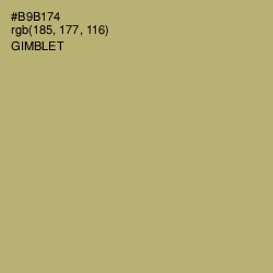 #B9B174 - Gimblet Color Image