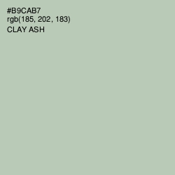#B9CAB7 - Clay Ash Color Image