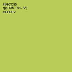 #B9CC55 - Celery Color Image