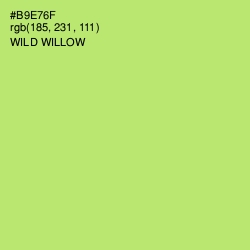 #B9E76F - Wild Willow Color Image