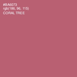 #BA6073 - Coral Tree Color Image