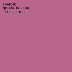 #BA658C - Turkish Rose Color Image