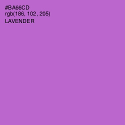 #BA66CD - Lavender Color Image