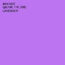 #BA74EE - Lavender Color Image