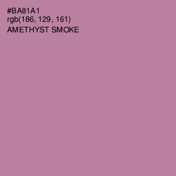 #BA81A1 - Amethyst Smoke Color Image
