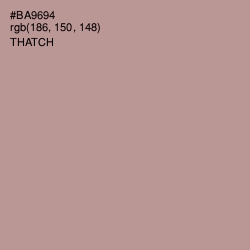 #BA9694 - Thatch Color Image