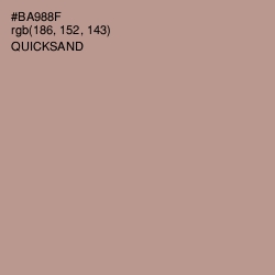 #BA988F - Quicksand Color Image