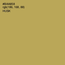 #BAA858 - Husk Color Image