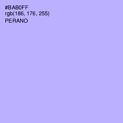 #BAB0FF - Perano Color Image