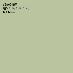 #BAC49F - Rainee Color Image
