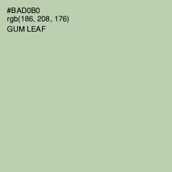 #BAD0B0 - Gum Leaf Color Image