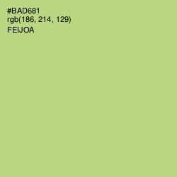 #BAD681 - Feijoa Color Image