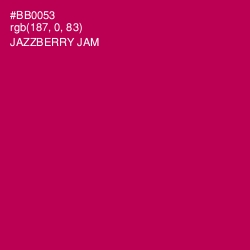 #BB0053 - Jazzberry Jam Color Image