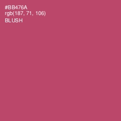 #BB476A - Blush Color Image