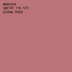 #BB7479 - Coral Tree Color Image