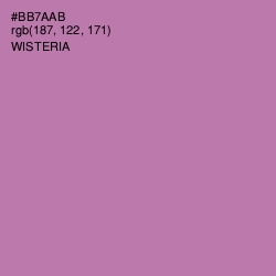 #BB7AAB - Wisteria Color Image