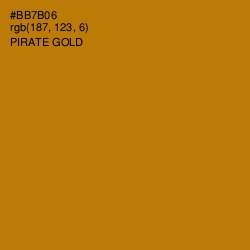 #BB7B06 - Pirate Gold Color Image