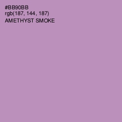 #BB90BB - Amethyst Smoke Color Image