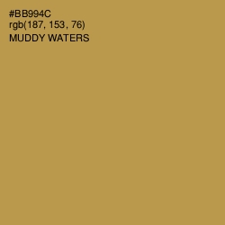 #BB994C - Muddy Waters Color Image