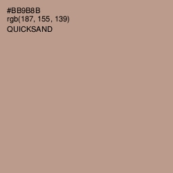#BB9B8B - Quicksand Color Image
