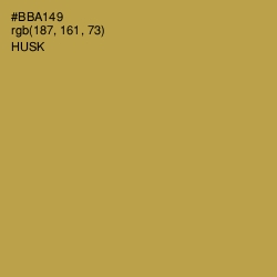 #BBA149 - Husk Color Image
