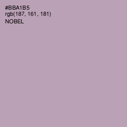 #BBA1B5 - Nobel Color Image