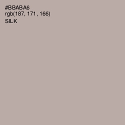#BBABA6 - Silk Color Image