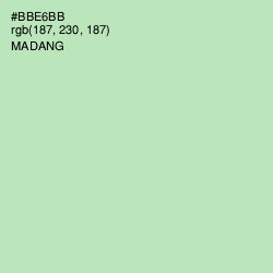 #BBE6BB - Madang Color Image