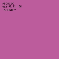 #BC5C9C - Tapestry Color Image