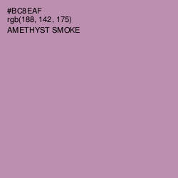 #BC8EAF - Amethyst Smoke Color Image