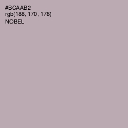 #BCAAB2 - Nobel Color Image