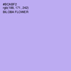 #BCABF2 - Biloba Flower Color Image